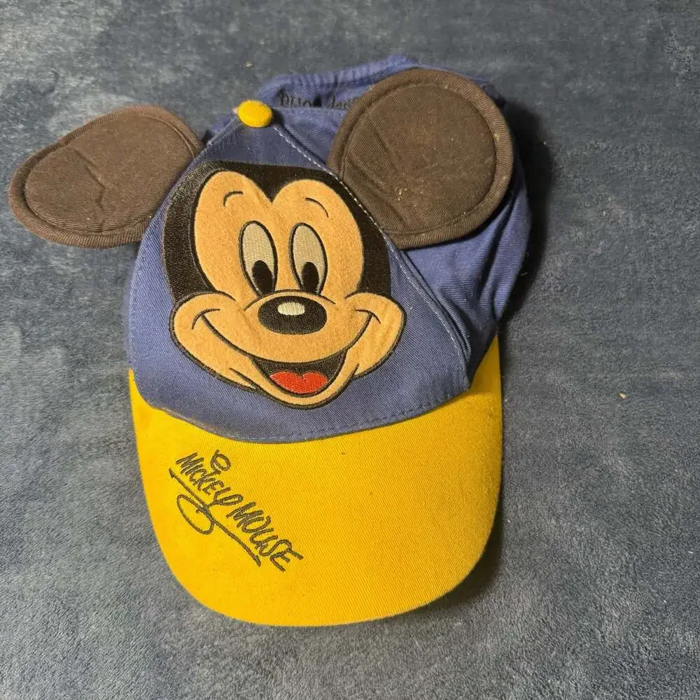 Disney Parks Youth Mickey Mouse Ears Adjustable Baseball Cap